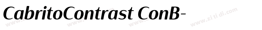CabritoContrast ConB字体转换